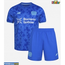 Bayer Leverkusen Eliesse Ben Seghir #17 3rd trikot Kinder 2025-26 Kurzarm (+ Kurze Hosen)